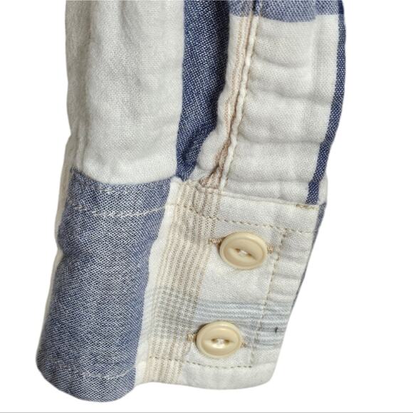 Lucky Brand Western Sportswear Long Sleeve Pocketed Button Up Shirt Small - Picture 3 of 6